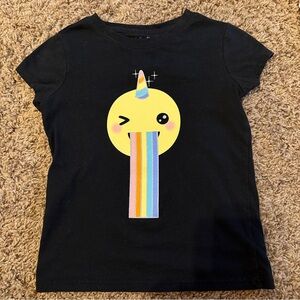 Kids Black Emoji T-Shirt